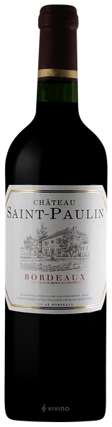 Chateau Saint Paulin Bordeaux 750ml